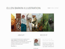 Tablet Screenshot of ellenbarkinart.com